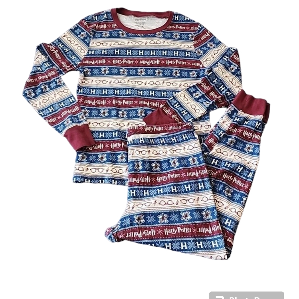 HARRY POTTER Thermal Pajama Sleepwear Size XL